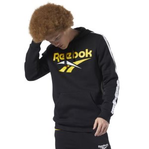 Reebok Classic Vector Kapuzenpullover Herren - Schwarz - DE 035-QEF